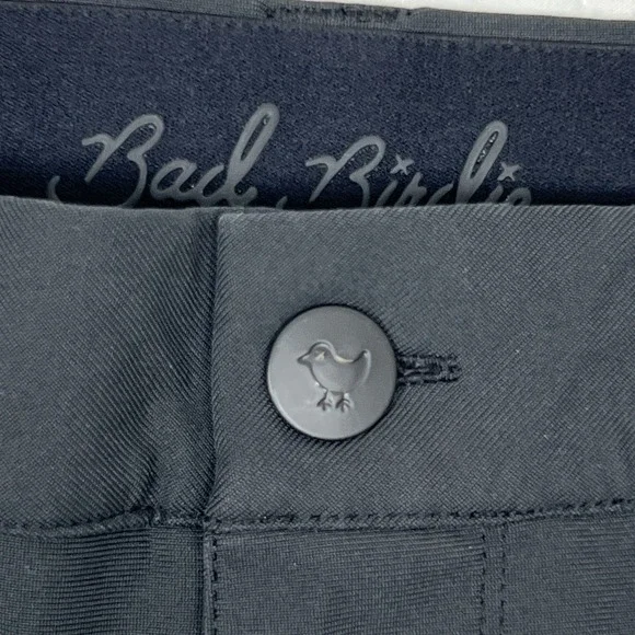 Bad Birdie Golf Pants Men's 34x34 Black Golf Performance Pants Sport Polyester - Picture 3 of 10